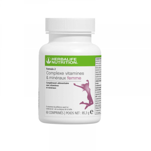 Formula 2 Complexe vitamines et minéraux femme 60 comprimés – 85.3 g Disponible en France